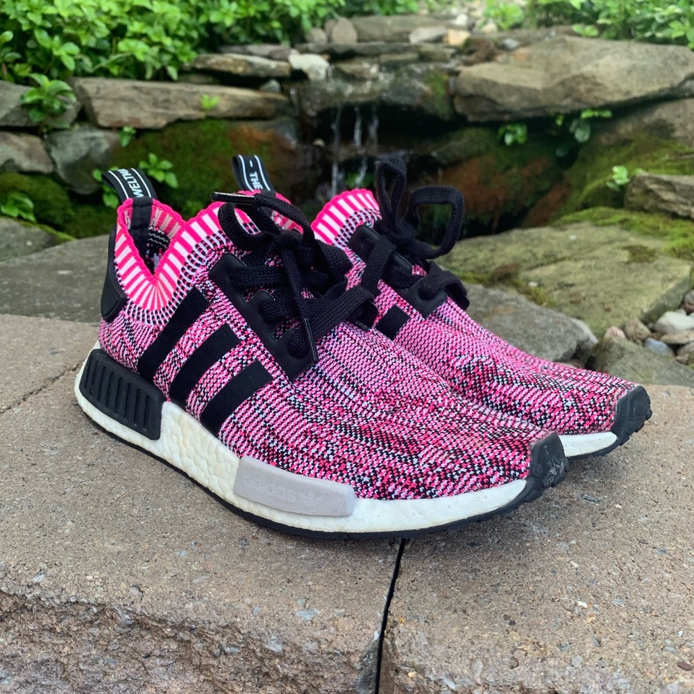 Women’s Adidas NMD R1: Primeknit Pink Rose 2017